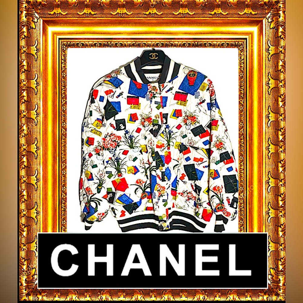 CHANEL VINTAGE 1986 ATELIER SKETCH
QUILTED BOMBER JACKET